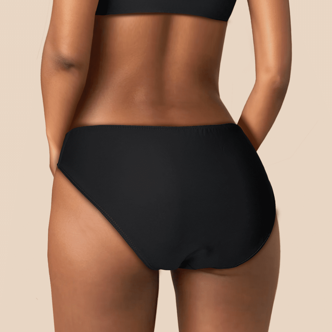 Clara, bas de maillot de bain menstruel de dos