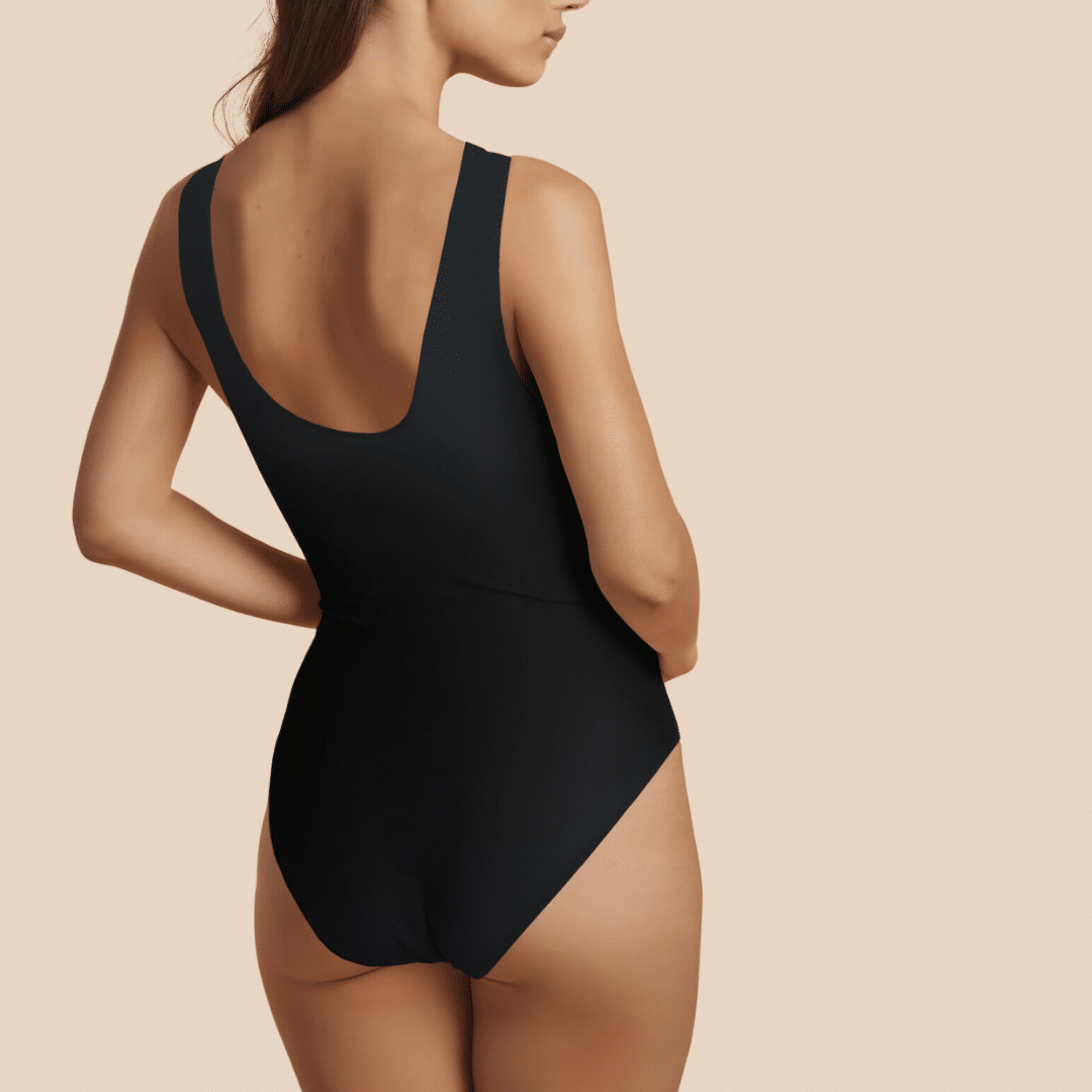 Léa - Maillot de bain menstruel - Une pièce classique - vu de dos