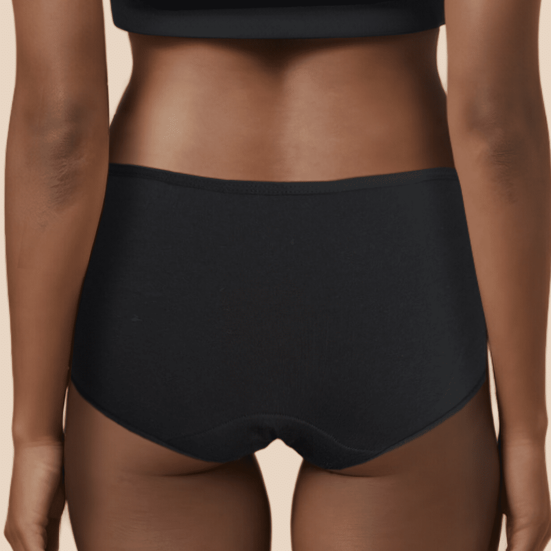 Le shorty menstruel Suzanne de dos