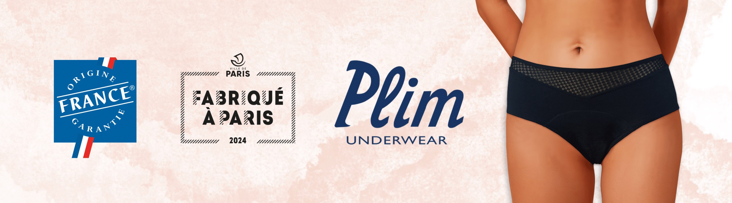 banniere avec les labels fabriqué à paris et origine france garantie